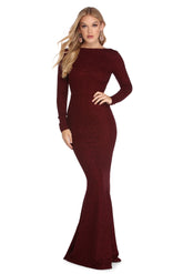 Liza – Formelles Glitzerkleid mit Rüschen